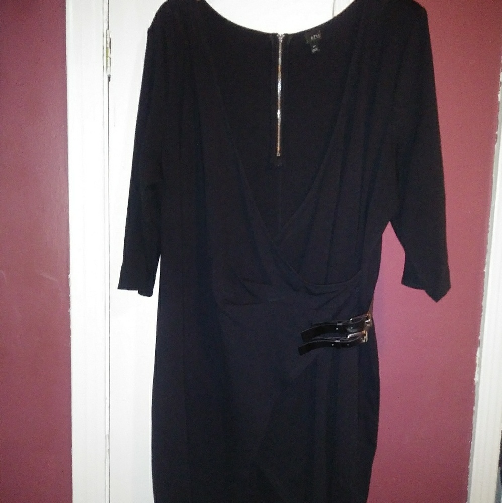 Black Wraparound Dress